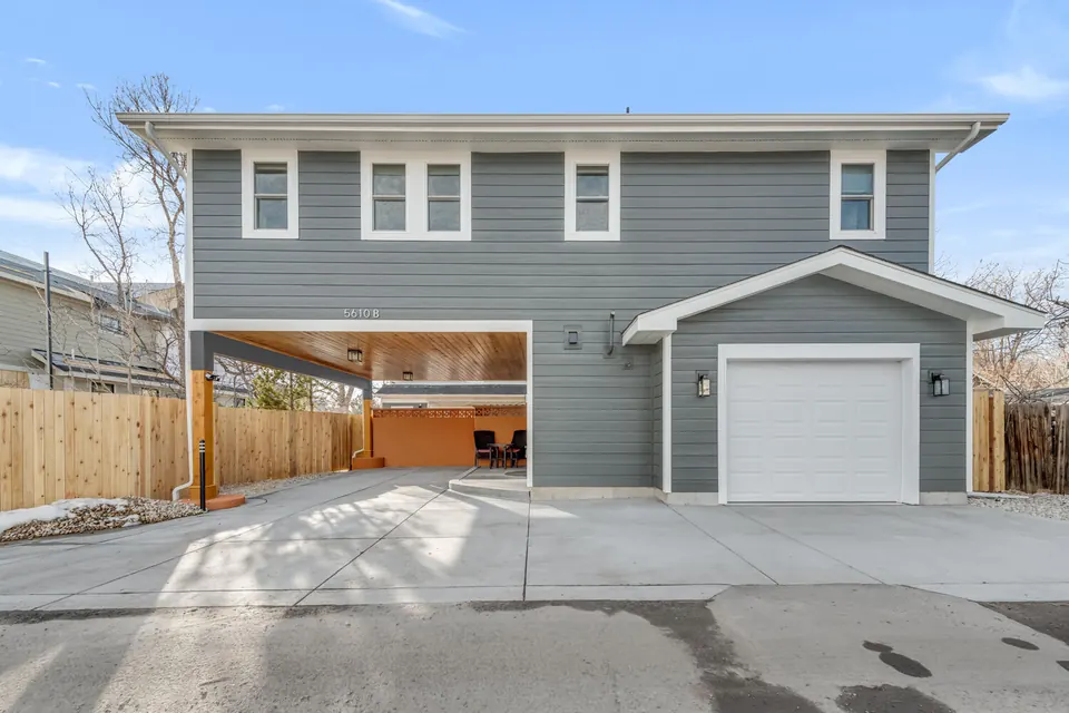 Completed two-story garage addition, Arvada, CO